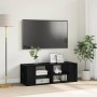 Mueble para TV Montado en la Pared Roble negro 102 x 35 x 35 cm en Muebles TV | Comprar online en Foru.es