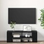 Mueble para TV Montado en la Pared Roble negro 102 x 35 x 35 cm en Muebles TV | Comprar online en Foru.es