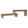 Conjunto de mueble de TV Roble artesanal 180 x 30 x 43 cm en Muebles TV | Comprar online en Foru.es