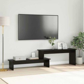Conjunto de mueble de TV Roble Negro 180 x 30 x 43 cm en Muebles TV | Comprar online en Foru.es