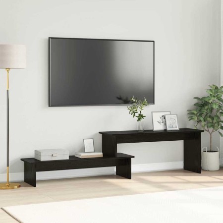Conjunto de mueble de TV Roble Negro 180 x 30 x 43 cm en Muebles TV | Comprar online en Foru.es
