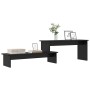 Conjunto de mueble de TV Roble Negro 180 x 30 x 43 cm en Muebles TV | Comprar online en Foru.es