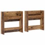 Armario Zapatero con estante 2 pcs Madera vieja 60 x 18 x 60 cm en Zapateros y organizadores de calzado | Comprar online en Foru