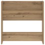 Armario Zapatero 2 pcs Roble artesanal 60 x 18 x 60 cm en Zapateros y organizadores de calzado | Comprar online en Foru.es