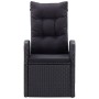Juego de comedor para jardín 5 piezas negro de vidaXL, Conjuntos de jardín - Ref: Foro24-3068766, Precio: 816,29 €, Descuento: %