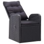 Juego de comedor para jardín 5 piezas negro de vidaXL, Conjuntos de jardín - Ref: Foro24-3068766, Precio: 816,29 €, Descuento: %