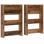 Armario Zapatero con estante 2 pcs Madera vieja 60 x 18 x 90 cm en Zapateros y organizadores de calzado | Comprar online en Foru