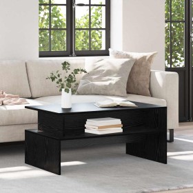 Mesa de Café Roble Negro 90 x 55 x 42,5 cm Madera de ingeniería en Mesas de centro | Comprar online en Foru.es