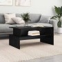 Mesa de Café Roble Negro 90 x 55 x 42,5 cm Madera de ingeniería en Mesas de centro | Comprar online en Foru.es
