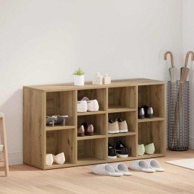 Banco para zapatos Roble artesanal 103 x 30 x 54,5 cm en Zapateros y organizadores de calzado | Comprar online en Foru.es