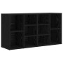 Banco para zapatos con estante Roble Negro 103 x 30 x 54,5 cm en Zapateros y organizadores de calzado | Comprar online en Foru.e
