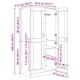 Armario Madera vieja 82,5 x 51,5 x 180 cm Madera de ingeniería en Armarios roperos | Comprar online en Foru.es