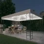 Cenador con tira de luces LED blanco 4x3x2,7 m de vidaXL, Carpas y cenadores - Ref: Foro24-3070307, Precio: 258,56 €, Descuen...