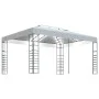 Cenador con tira de luces LED blanco 4x3x2,7 m de vidaXL, Carpas y cenadores - Ref: Foro24-3070307, Precio: 258,56 €, Descuen...