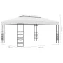 Cenador con tira de luces LED blanco 4x3x2,7 m de vidaXL, Carpas y cenadores - Ref: Foro24-3070307, Precio: 258,56 €, Descuen...
