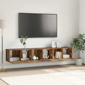 Conjunto de mueble de TV 3 pcs Marrón 60 x 30 x 30 cm en Muebles TV | Comprar online en Foru.es