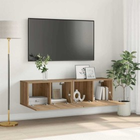 Conjunto de mueble de TV 2 pcs Marrón 60 x 30 x 30 cm en Muebles TV | Comprar online en Foru.es
