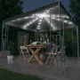 Cenador con tira de luces LED gris antracita 300x300 cm de vidaXL, Carpas y cenadores - Ref: Foro24-3070339, Precio: 267,31 €...