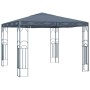 Cenador con tira de luces LED gris antracita 300x300 cm de vidaXL, Carpas y cenadores - Ref: Foro24-3070339, Precio: 270,73 €...