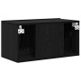 Conjunto de mueble de TV Negro 60 x 30 x 30 cm en Muebles TV | Comprar online en Foru.es