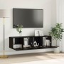 Conjunto de mueble de TV 2 pcs Negro 60 x 30 x 30 cm en Muebles TV | Comprar online en Foru.es