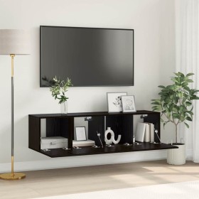 Conjunto de mueble de TV 2 pcs Negro 60 x 30 x 30 cm en Muebles TV | Comprar online en Foru.es