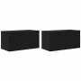 Conjunto de mueble de TV 2 pcs Negro 60 x 30 x 30 cm en Muebles TV | Comprar online en Foru.es