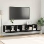 Conjunto de mueble de TV 3 pcs Negro 60 x 30 x 30 cm en Muebles TV | Comprar online en Foru.es