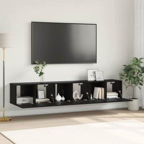 Conjunto de mueble de TV 3 pcs Negro 60 x 30 x 30 cm en Muebles TV | Comprar online en Foru.es