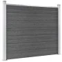 Juego de paneles de valla WPC negro 526x146 cm de vidaXL, Paneles de vallas - Ref: Foro24-3070460, Precio: 615,21 €, Descuent...
