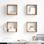 Estanterías de pared 4 pcs Madera vieja 26 x 15 x 26 cm en Estanterías | Comprar online en Foru.es