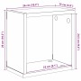Estanterías de pared 4 pcs Madera vieja 26 x 15 x 26 cm en Estanterías | Comprar online en Foru.es