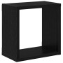 Estanterías de pared 2 pcs Roble Negro 26 x 15 x 26 cm en Estanterías | Comprar online en Foru.es