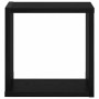 Estanterías de pared 2 pcs Roble Negro 26 x 15 x 26 cm en Estanterías | Comprar online en Foru.es
