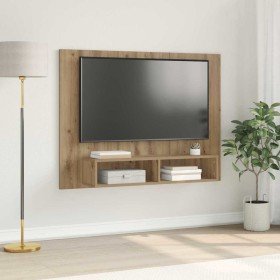Conjunto de mueble de TV Roble artesanal 120 x 23,5 x 90 cm en Muebles TV | Comprar online en Foru.es