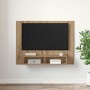 Conjunto de mueble de TV Roble artesanal 120 x 23,5 x 90 cm en Muebles TV | Comprar online en Foru.es