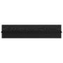 Estante de pared 2 pcs Roble Negro 80 x 11,5 x 18 cm en Estanterías | Comprar online en Foru.es