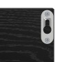 Estante de pared 2 pcs Roble Negro 80 x 11,5 x 18 cm en Estanterías | Comprar online en Foru.es