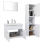 Juego de muebles de baño madera de ingeniería blanco de vidaXL, Muebles de baño - Ref: Foro24-3071405, Precio: 264,65 €, Desc...