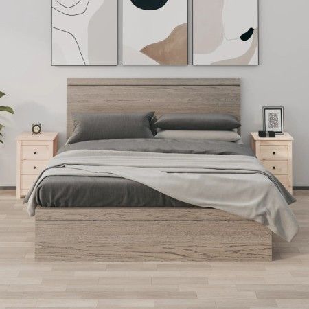 Mesitas de noche 2 uds madera maciza de pino 40x35x61,5 cm de vidaXL, Mesitas de noche - Ref: Foro24-813700, Precio: 120,41 €...
