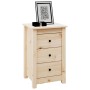 Mesitas de noche 2 uds madera maciza de pino 40x35x61,5 cm de vidaXL, Mesitas de noche - Ref: Foro24-813700, Precio: 120,41 €...