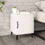 Mesita de noche madera contrachapada blanco de vidaXL, Mesitas de noche - Ref: Foro24-812060, Precio: 34,11 €, Descuento: %