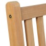 Sillas de jardín 4 uds madera maciza de teca con cojines azules de vidaXL, Sillas de jardín - Ref: Foro24-3073008, Precio: 59...
