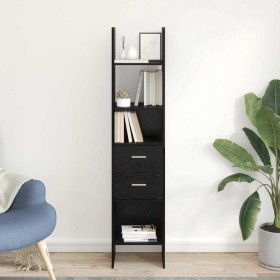 Estantería para libros Roble negro 40 x 35 x 180 cm en Librerías y estanterías | Comprar online en Foru.es
