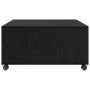 Mesa de Café Roble Negro 75 x 75 x 38 cm Madera de ingeniería en Mesas de centro | Comprar online en Foru.es