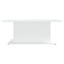Mesa de centro madera de ingeniería blanca 102x55,5x40 cm de vidaXL, Mesas de centro - Ref: Foro24-810307, Precio: 44,83 €, D...