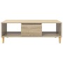 Mesa de Café Roble Sonoma 103,5 x 60 x 35 cm en Mesas de centro | Comprar online en Foru.es