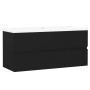Mueble con lavabo madera de ingeniería negro de vidaXL, Tocadores de baño - Ref: Foro24-3071568, Precio: 299,38 €, Descuento: %
