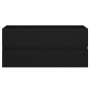 Mueble con lavabo madera de ingeniería negro de vidaXL, Tocadores de baño - Ref: Foro24-3071568, Precio: 299,38 €, Descuento: %