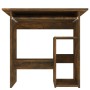Escritorio de madera contrachapada roble ahumado 80x45x74 cm de vidaXL, Escritorios - Ref: Foro24-815477, Precio: 63,38 €, De...